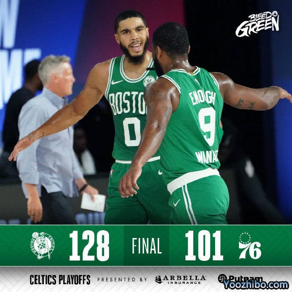 <a href=/lanqiumf/celtics/ target=_blank class=infotextkey>凯尔特人</a>再胜<a href=/lanqiumf/76ers/ target=_blank class=infotextkey>76人</a>大比分2-0！